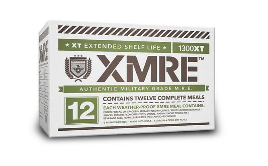 XMRE 1300XT MRE Meals Military | Military Grade MREs | For Survival Kits & Hurricane Preparedness Items