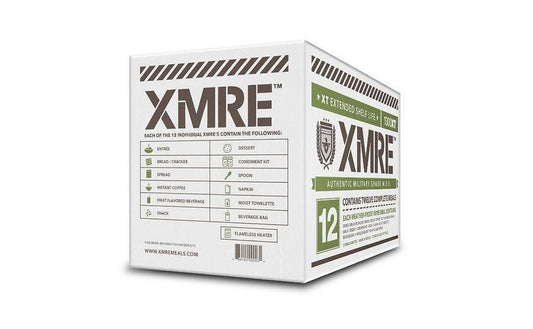 XMRE 1300XT MRE Meals Military | Military Grade MREs | For Survival Kits & Hurricane Preparedness Items