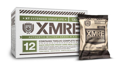 XMRE 1300XT MRE Meals Military | Military Grade MREs | For Survival Kits & Hurricane Preparedness Items