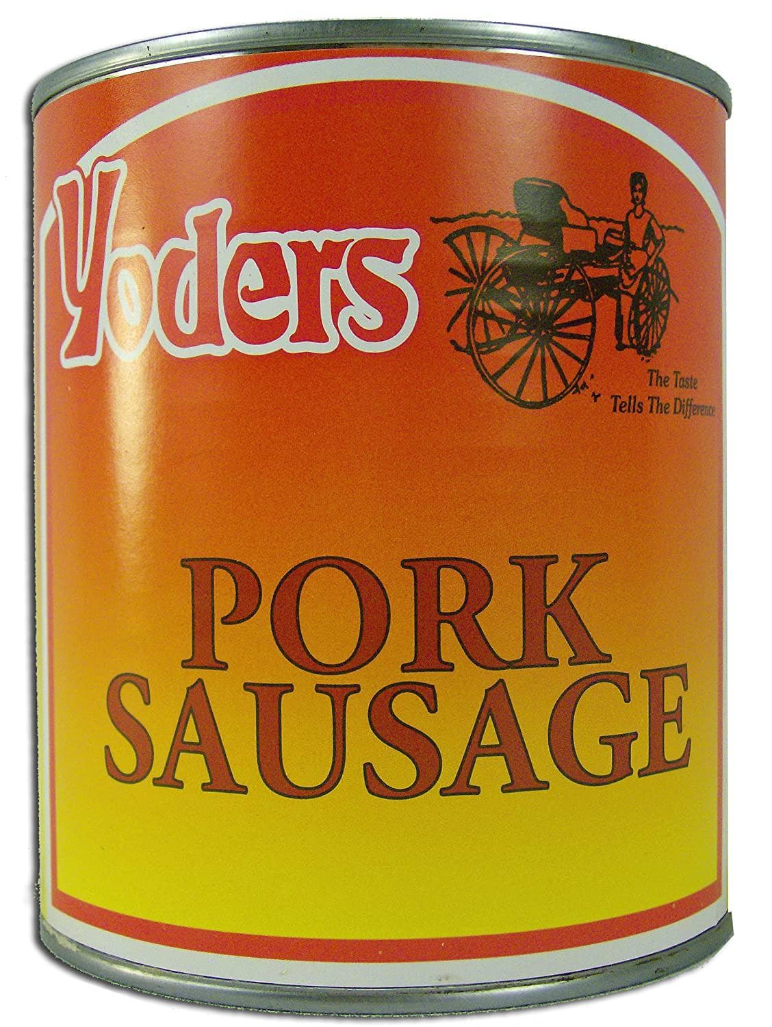 Yoder's Canned Pork Sausage Meat Case - 12 Cans