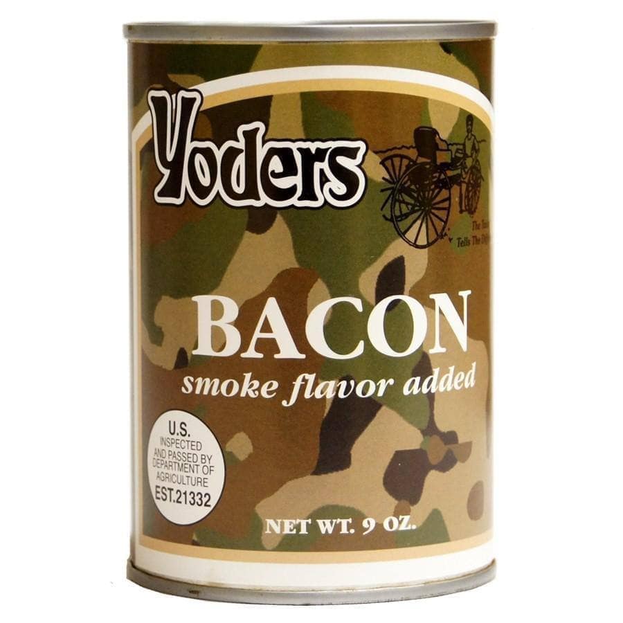 Yoder's ready to eat Canned Bacon Case (12 Cans)