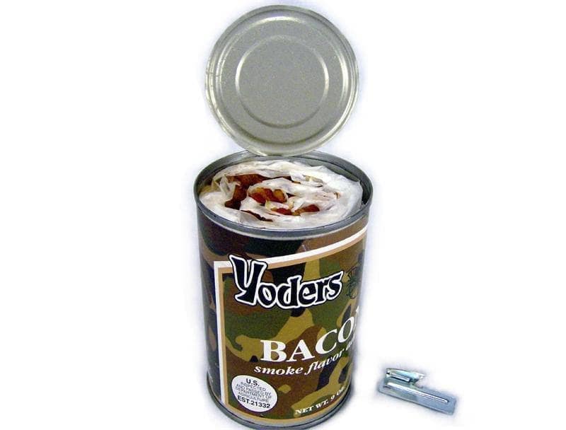Yoder's ready to eat Canned Bacon Case (12 Cans)