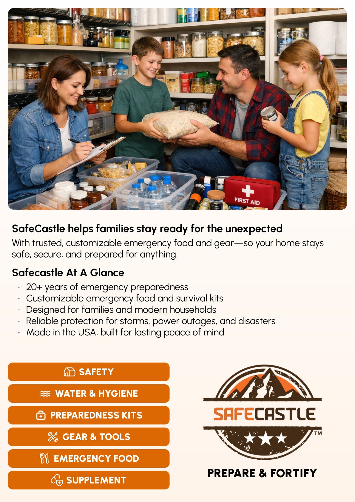 Safecastle Brochure Page 2